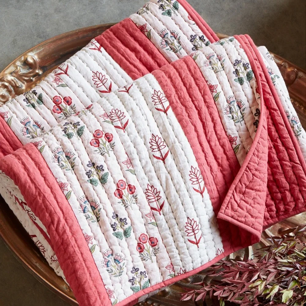 New Sundance Catalog Queen Marjorie Quilt